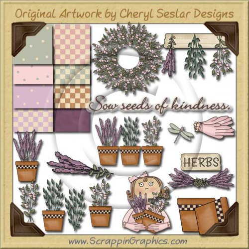 Herb Garden Graphics Clip Art Download