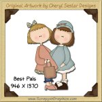 Best Pals Single Graphics Clip Art Download