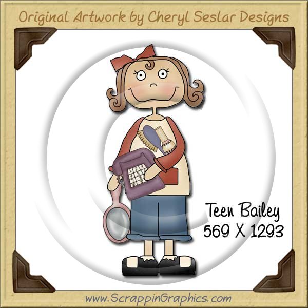 Teen Bailey Single Graphics Clip Art Download - Click Image to Close