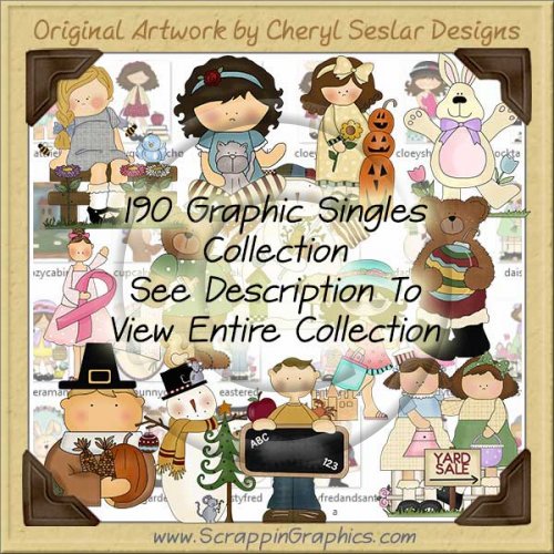 Giant Singles Clip Art Graphic Collection Volume 4 Download