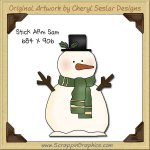 Stick Arm Sam Single Graphics Clip Art Download