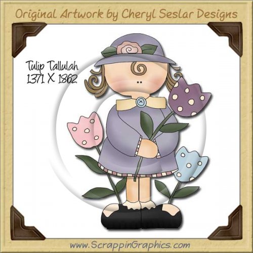Tulip Tallulah Single Graphics Clip Art Download