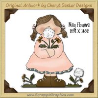 May Flowers Single Graphics Clip Art Download
