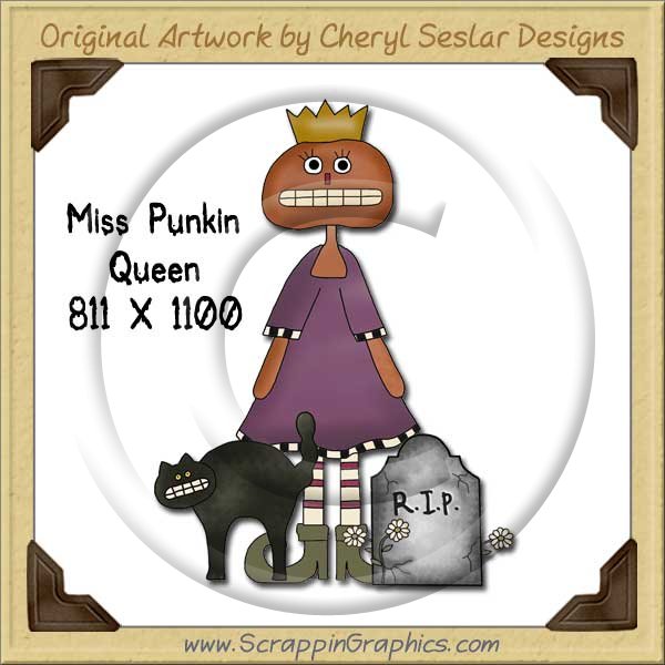 Miss Punkin Single Graphics Clip Art Download - Click Image to Close