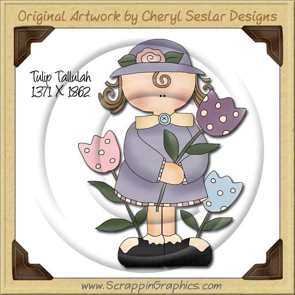 Tulip Tallulah Single Graphics Clip Art Download - Click Image to Close