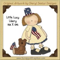 Little Lucy Liberty Single Graphics Clip Art Download