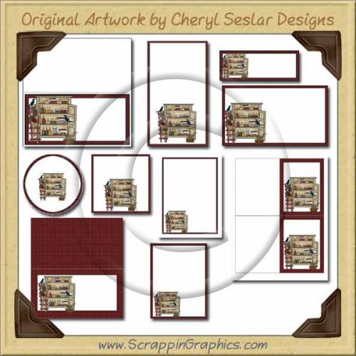 Candle Hutch Printable Pack Graphics Clip Art Download
