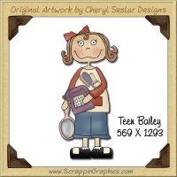 Teen Bailey Single Graphics Clip Art Download