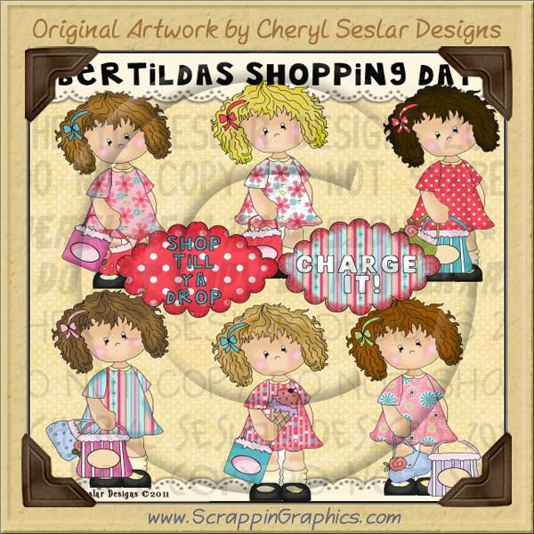 Bertilda's Shopping Day Limited Pro Clip Art Graphics - Click Image to Close