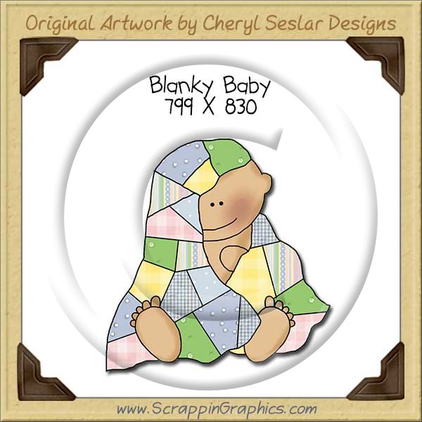 Blanky Baby Single Clip Art Graphic Download - Click Image to Close