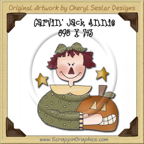 Carvin' Jack Annie Single Graphics Clip Art Download