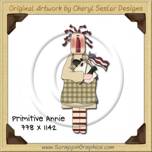 Primitive Annie Single Graphics Clip Art Download