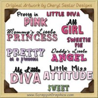 Girly Girl Titles Graphics Clip Art Download