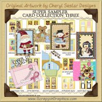 Super Card Sampler Collection Three Printable Craft Download