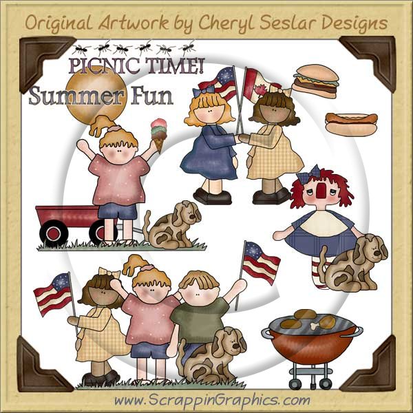 Summer Fun Clip Art Download - Click Image to Close