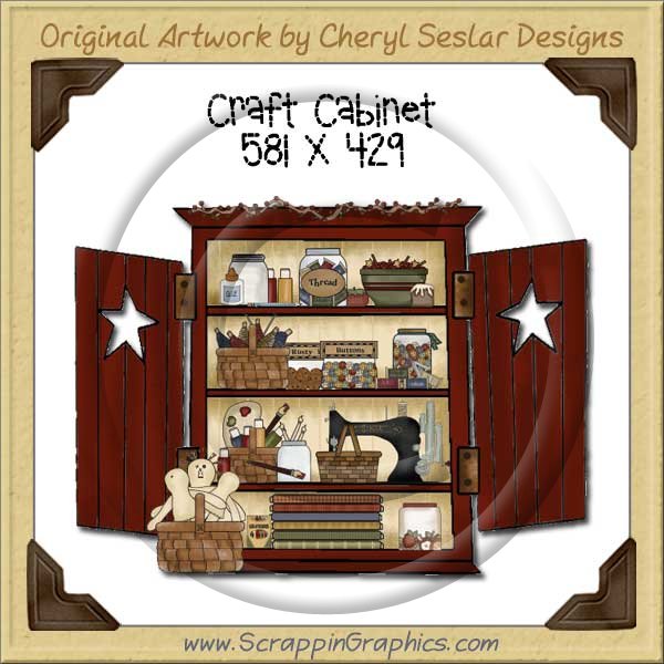 Craft Cabinet Single Graphics Clip Art Download - Click Image to Close