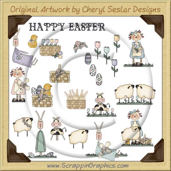 Spring Fever Easter Clip Art Download - Click Image to Close