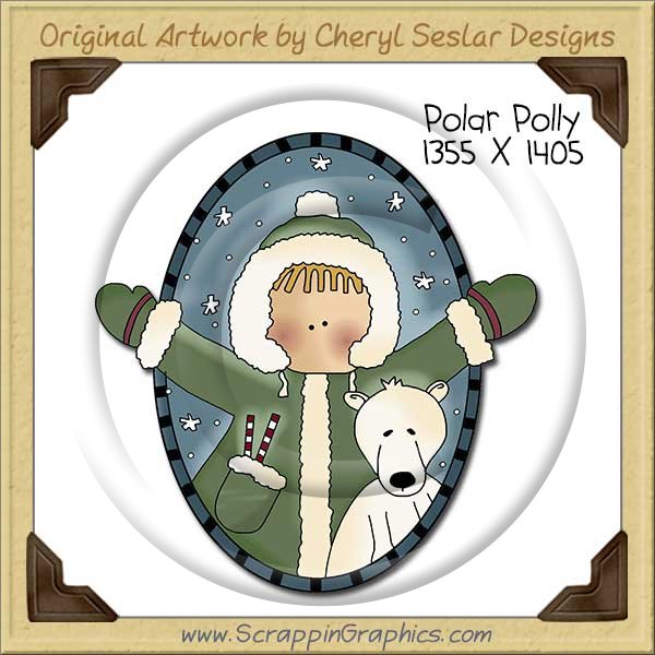 Polar Polly Single Clip Art Graphic Download - Click Image to Close