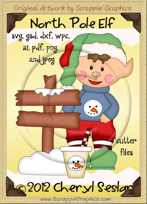 North Pole Elf Cutter Cutting Files Collection - Click Image to Close