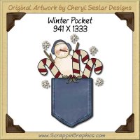 Winter Pocket Single Graphics Clip Art Download