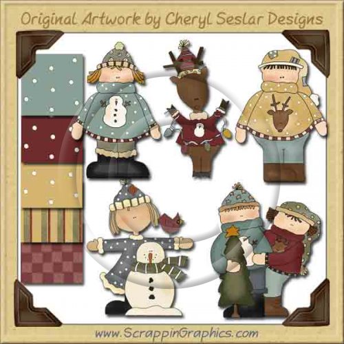 Winter Wonderland Collection Graphics Clip Art Download