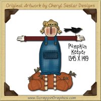 Pumpkin Keeper Single Graphics Clip Art Download