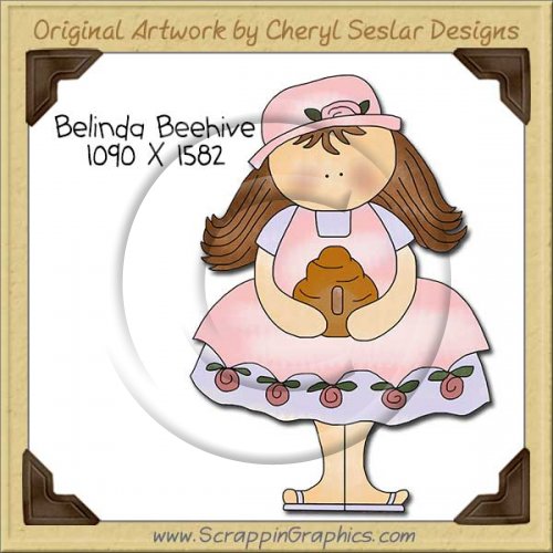 Belinda Beehive Single Clip Art Graphic Download