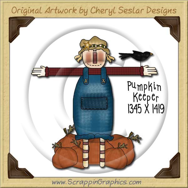 Pumpkin Keeper Single Graphics Clip Art Download - Click Image to Close