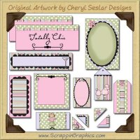 Chic Boutique Journaling Delights Digital Scrapbooking Graphics Clip Art Download