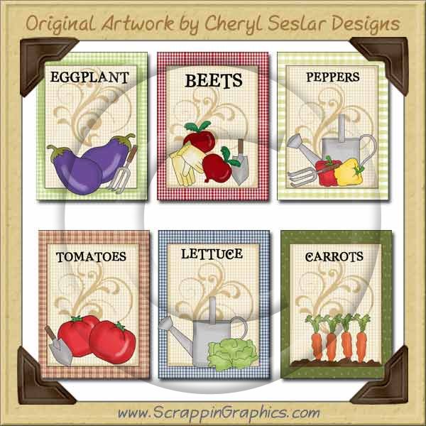 Seed Packets Collection Graphics Clip Art Download - Click Image to Close