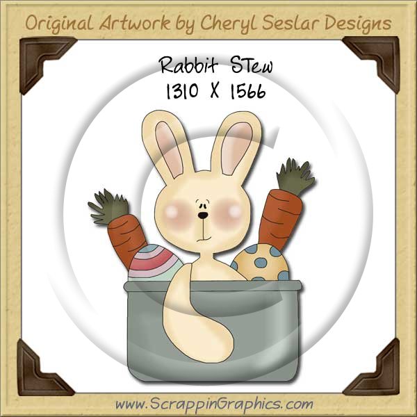 Rabbit Stew Single Graphics Clip Art Download - Click Image to Close