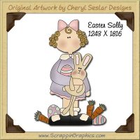 Easter Sally Single Graphics Clip Art Download