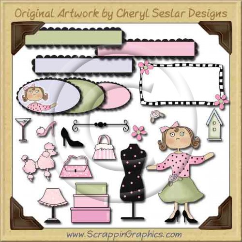 The Chic Boutique Collection Graphics Clip Art Download