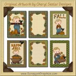 Fall Fun Sampler Card Collection Printable Craft Download