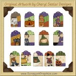 Tag Bonanza Halloween Collection Printable Craft Download