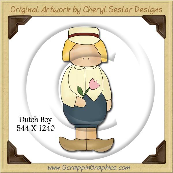 Dutch Boy Single Graphics Clip Art Download - Click Image to Close