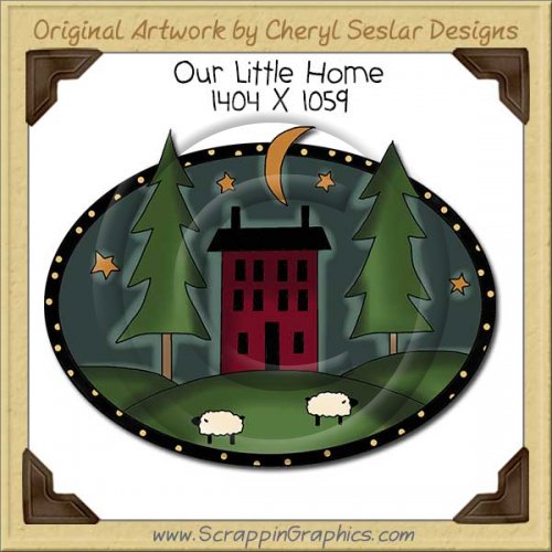 Our Little Home Single Clip Art Graphic Download