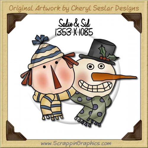 Sadie & Sid Single Graphics Clip Art Download