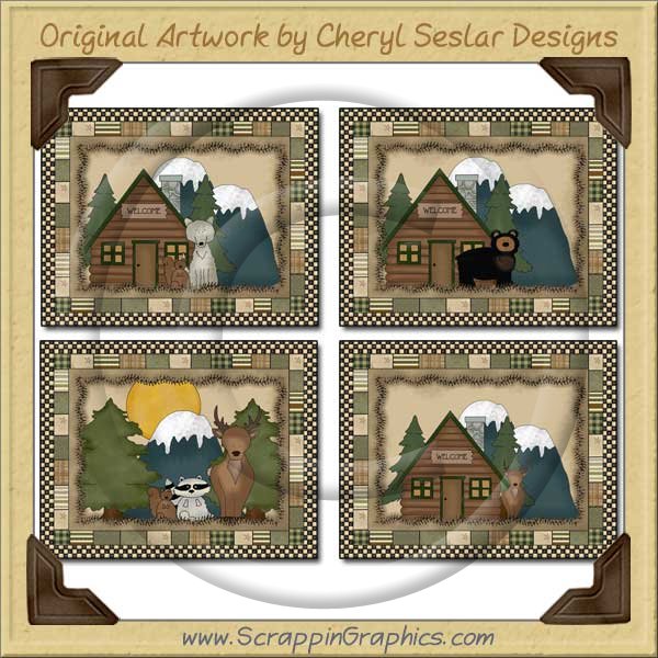 Cabin Fever Sampler Card Collection Printable Craft Download - Click Image to Close