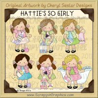 Hattie's So Girly Limited Pro Clip Art Graphics