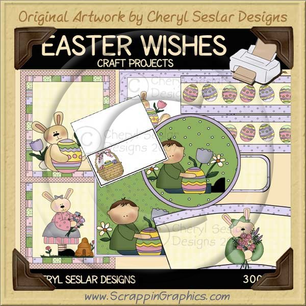 Easter Wishes Clip Art Graphics Collection - Click Image to Close