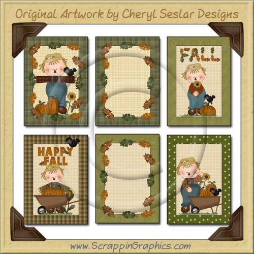 Fall Fun Sampler Card Collection Printable Craft Download