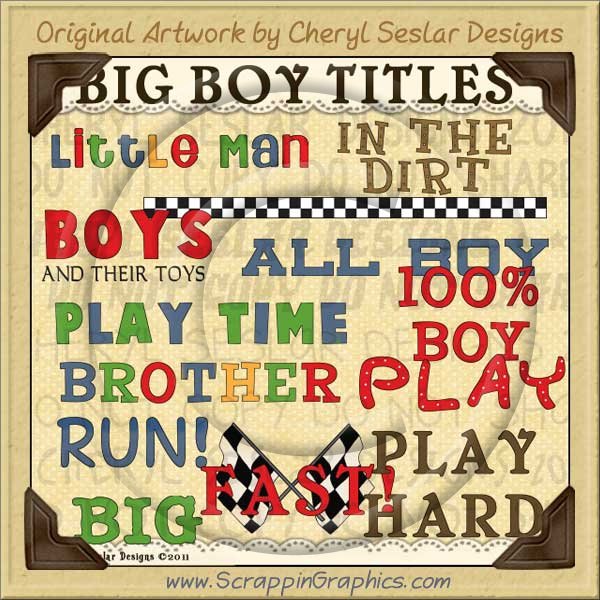 Big Boy Titles Limited Pro Clip Art Graphics - Click Image to Close