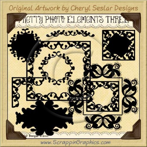 Pretty Photo Elements Three Limited Pro Clip Art Graphics