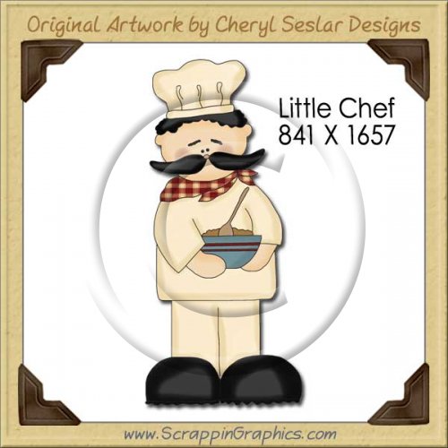 Little Chef Single Graphics Clip Art Download