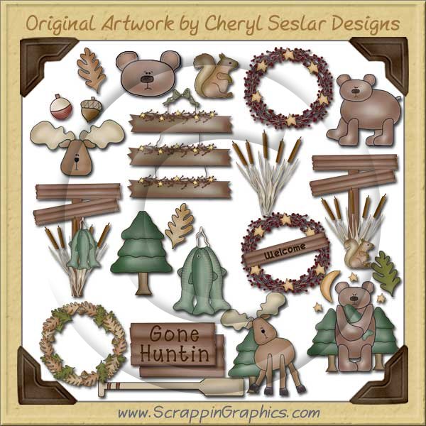 Great Outdoors Collection Clip Art Download - Click Image to Close