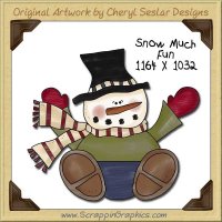 Snow Much Fun Single Graphics Clip Art Download