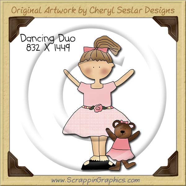 Dancing Duo Single Clip Art Graphic Download - Click Image to Close