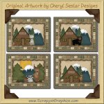 Cabin Fever Sampler Card Collection Printable Craft Download