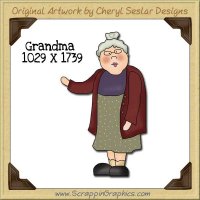 Grandma Single Graphics Clip Art Download